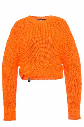 Braided sweater with logo charm, zdjęcie 1 Braided sweater with logo charm od Diesel